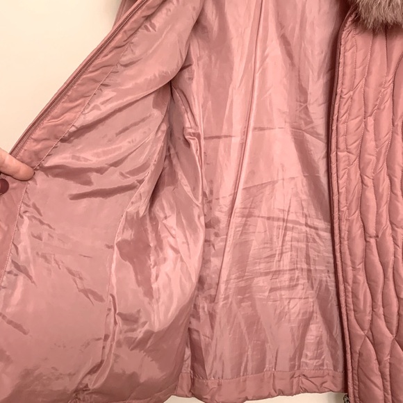 Down winter coat with Fox Fur collar - Picture 11 of 16